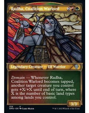 Magic: The Gathering Radha, Coalition Warlord (Showcase) (310) Lightly Played Foil