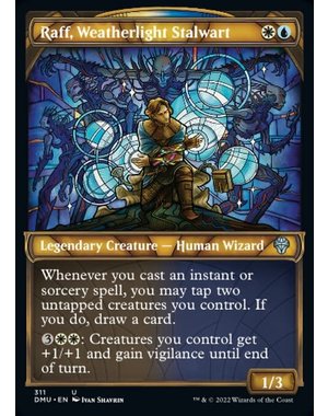 Magic: The Gathering Raff, Weatherlight Stalwart (Showcase) (311) Lightly Played Foil