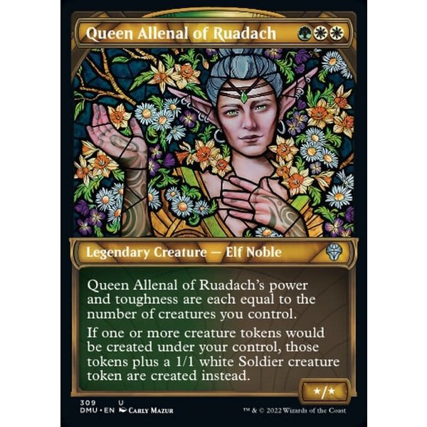 Magic: The Gathering Queen Allenal of Ruadach (Showcase) (309) Lightly Played Foil