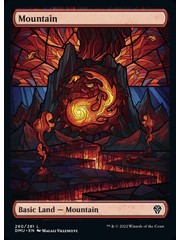 Magic: The Gathering Mountain (Showcase) (280) Lightly Played Foil