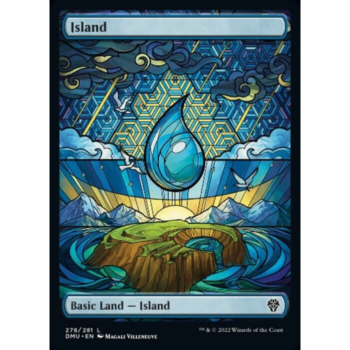 Magic: The Gathering Island (Showcase) (278) Lightly Played Foil