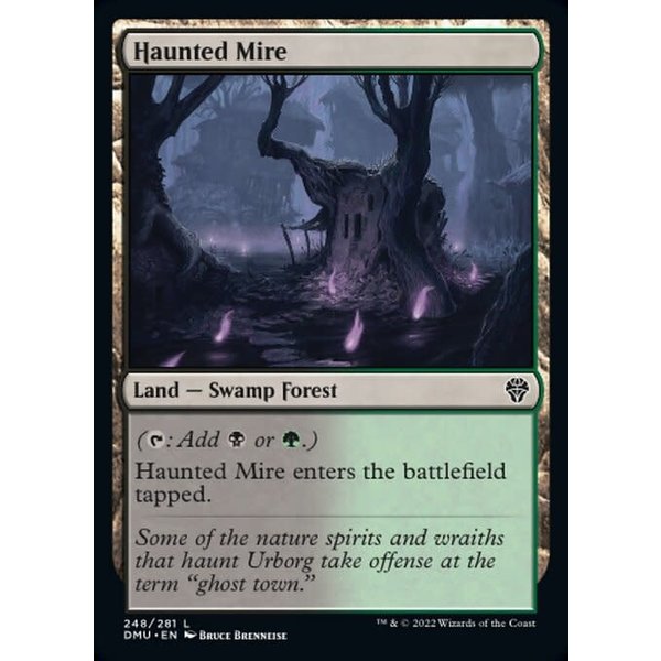Magic: The Gathering Haunted Mire (248) Lightly Played Foil