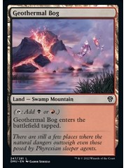 Magic: The Gathering Geothermal Bog (247) Lightly Played Foil