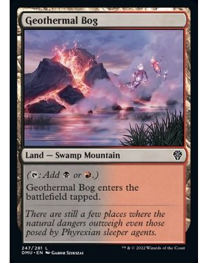 Magic: The Gathering Geothermal Bog (247) Lightly Played Foil