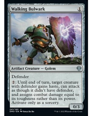 Magic: The Gathering Walking Bulwark (241) Lightly Played Foil