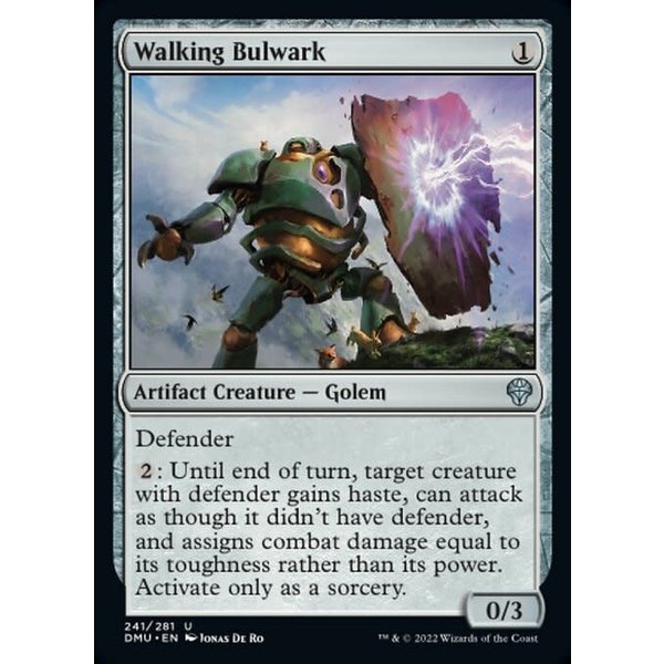 Magic: The Gathering Walking Bulwark (241) Lightly Played Foil