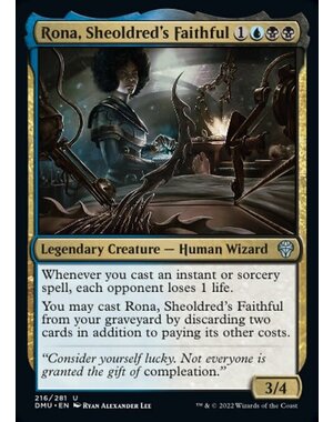Magic: The Gathering Rona, Sheoldred's Faithful (216) Lightly Played Foil