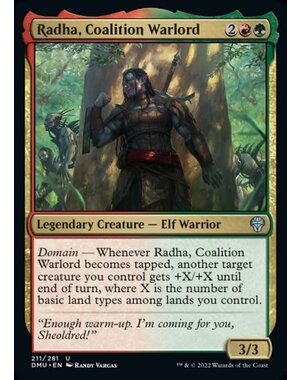 Magic: The Gathering Radha, Coalition Warlord (211) Lightly Played Foil