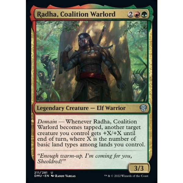 Magic: The Gathering Radha, Coalition Warlord (211) Lightly Played Foil