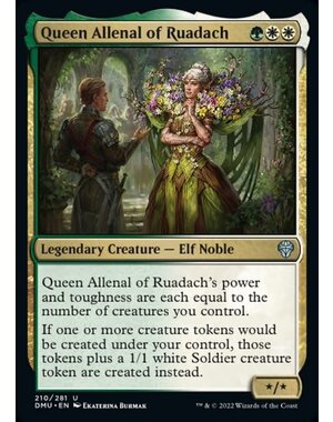 Magic: The Gathering Queen Allenal of Ruadach (210) Lightly Played Foil