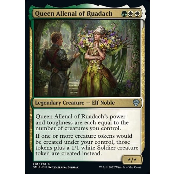 Magic: The Gathering Queen Allenal of Ruadach (210) Lightly Played Foil