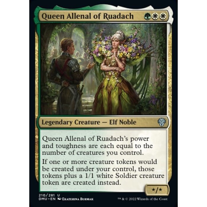 Magic: The Gathering Queen Allenal of Ruadach (210) Lightly Played Foil