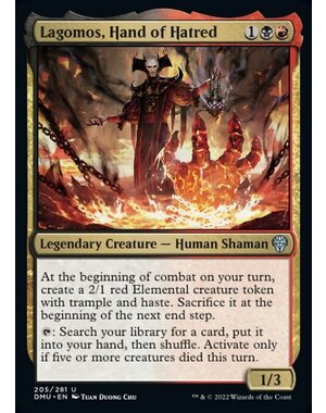 Magic: The Gathering Lagomos, Hand of Hatred (205) Lightly Played Foil