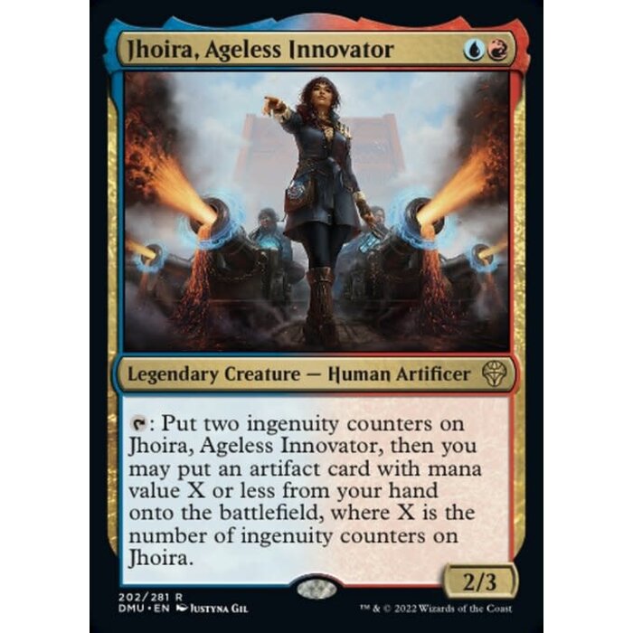 Magic: The Gathering Jhoira, Ageless Innovator (202) Lightly Played Foil