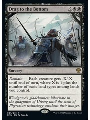 Magic: The Gathering Drag to the Bottom (091) Lightly Played Foil