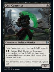 Magic: The Gathering Cult Conscript (088) Lightly Played Foil