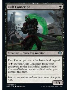 Magic: The Gathering Cult Conscript (088) Lightly Played Foil