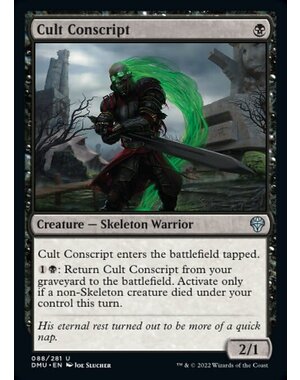 Magic: The Gathering Cult Conscript (088) Lightly Played Foil