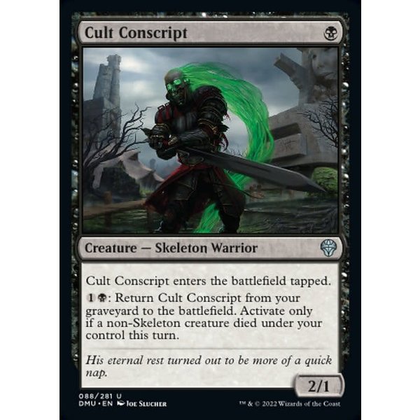 Magic: The Gathering Cult Conscript (088) Lightly Played Foil