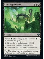 Magic: The Gathering Choking Miasma (086) Lightly Played Foil