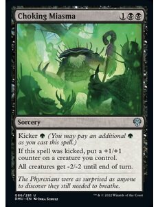Magic: The Gathering Choking Miasma (086) Lightly Played Foil