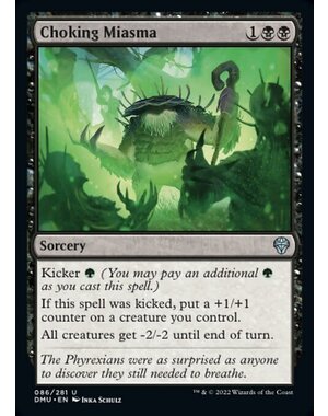 Magic: The Gathering Choking Miasma (086) Lightly Played Foil