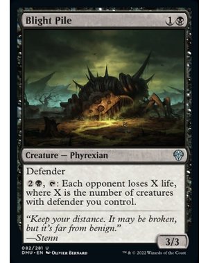 Magic: The Gathering Blight Pile (082) Lightly Played Foil