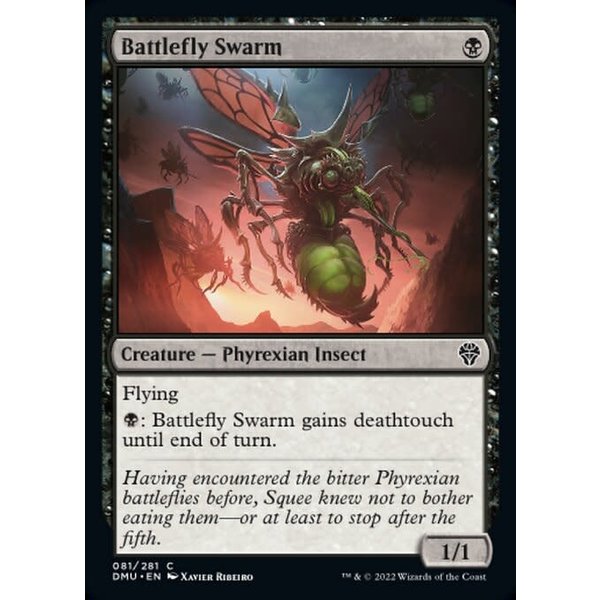 Magic: The Gathering Battlefly Swarm (081) Lightly Played Foil