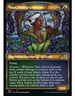 Magic: The Gathering Nael, Avizoa Aeronaut (Showcase) (306) Lightly Played Foil