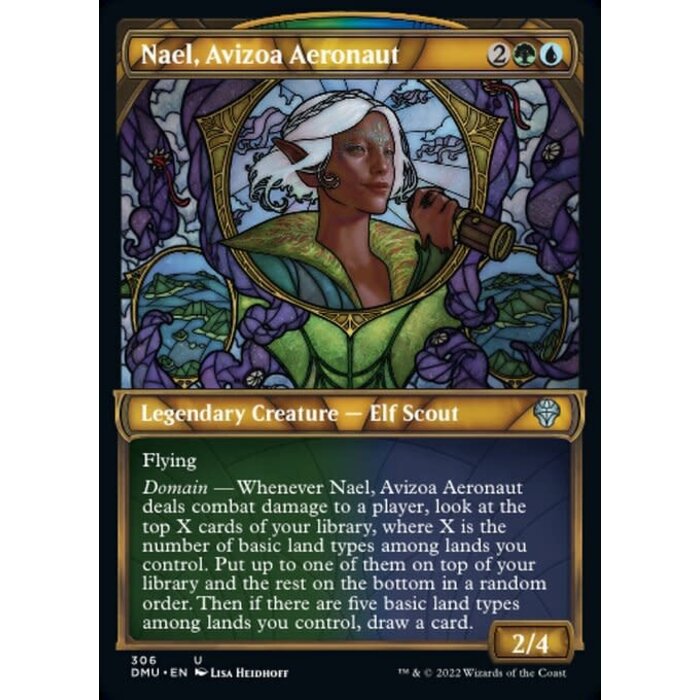Magic: The Gathering Nael, Avizoa Aeronaut (Showcase) (306) Lightly Played Foil