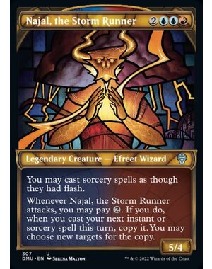 Magic: The Gathering Najal, the Storm Runner (Showcase) (307) Lightly Played Foil