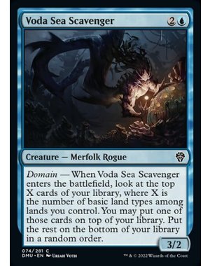 Magic: The Gathering Voda Sea Scavenger (074) Lightly Played Foil