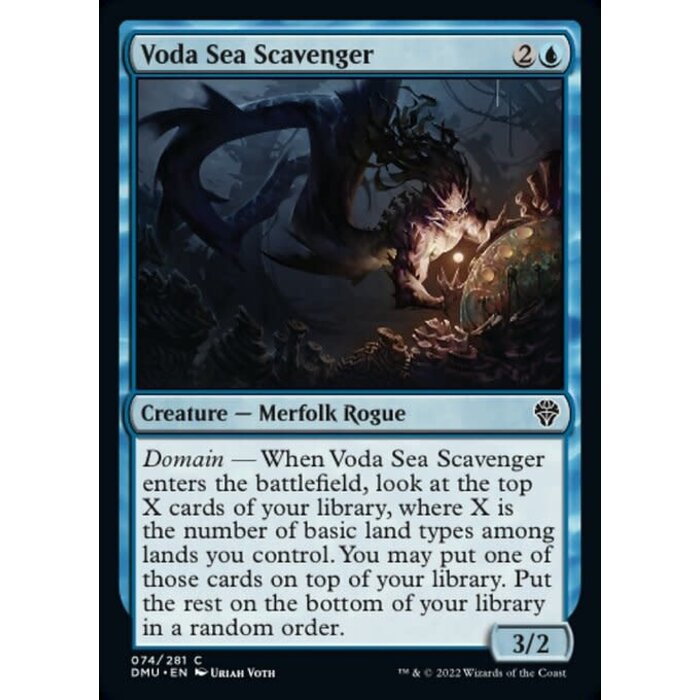 Magic: The Gathering Voda Sea Scavenger (074) Lightly Played Foil