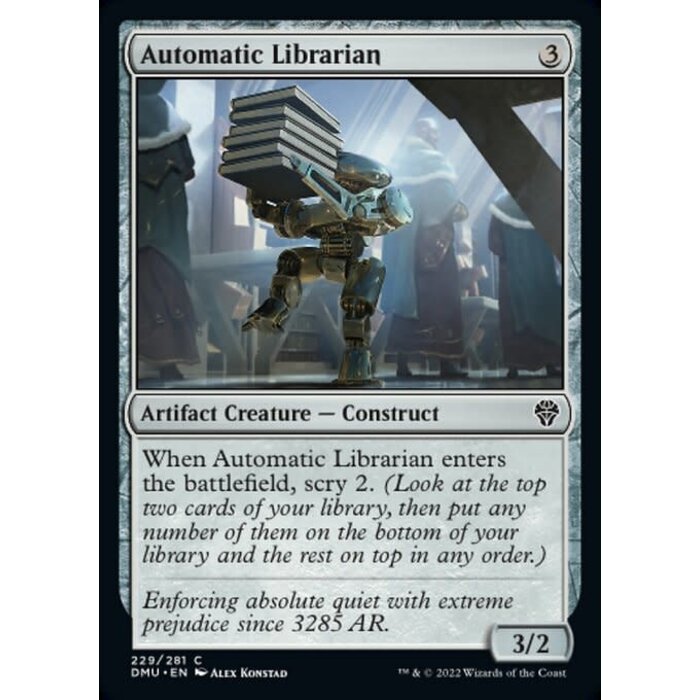 Magic: The Gathering Automatic Librarian (229) Lightly Played Foil