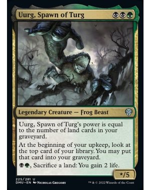 Magic: The Gathering Uurg, Spawn of Turg (225) Lightly Played Foil