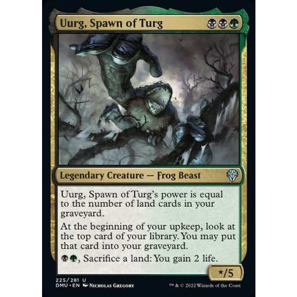 Magic: The Gathering Uurg, Spawn of Turg (225) Lightly Played Foil