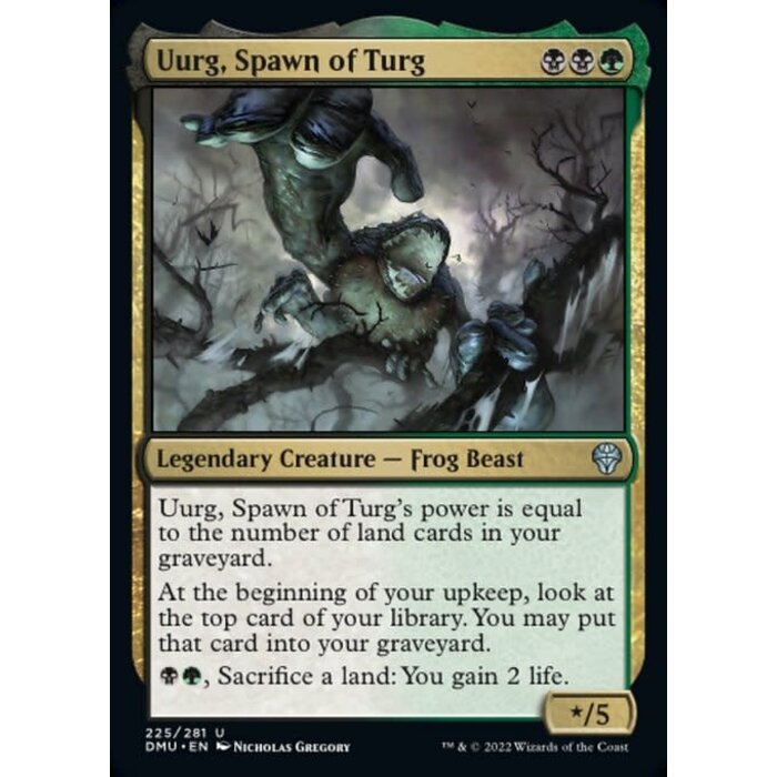 Magic: The Gathering Uurg, Spawn of Turg (225) Lightly Played Foil
