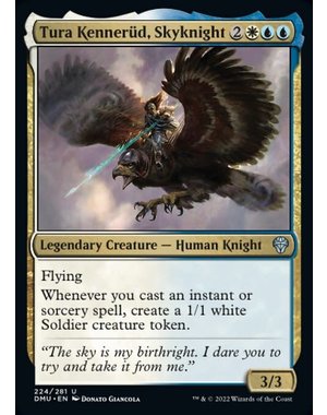 Magic: The Gathering Tura Kennerud, Skyknight (224) Lightly Played Foil