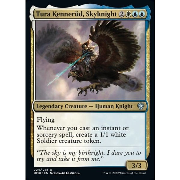 Magic: The Gathering Tura Kennerud, Skyknight (224) Lightly Played Foil