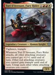 Magic: The Gathering Tori D'Avenant, Fury Rider (223) Lightly Played Foil