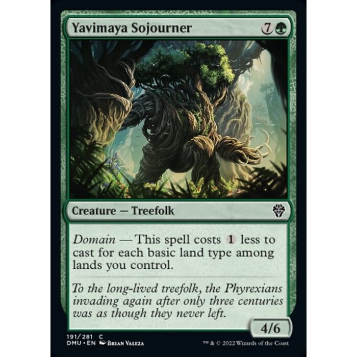 Magic: The Gathering Yavimaya Sojourner (191) Lightly Played Foil