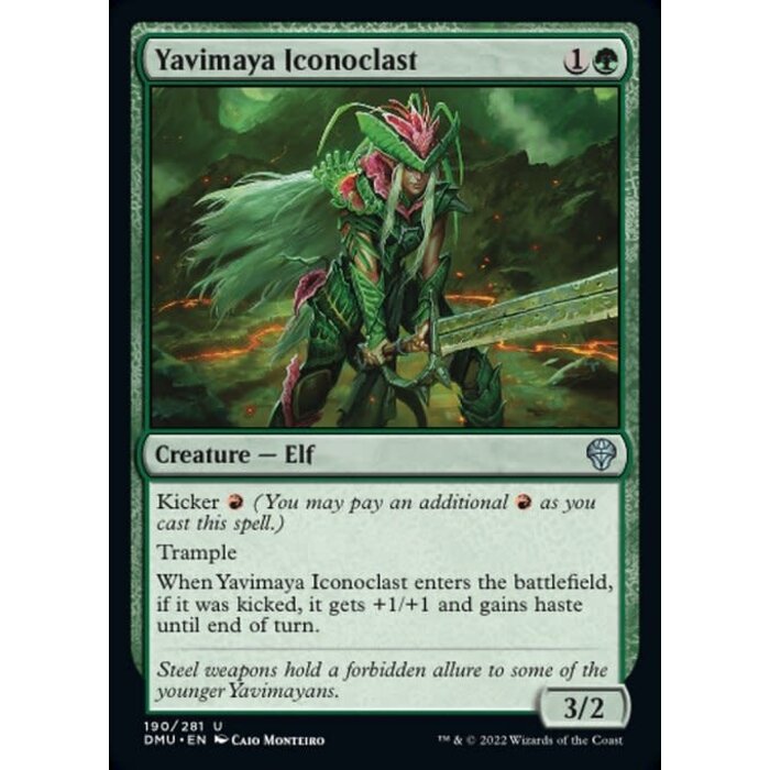Magic: The Gathering Yavimaya Iconoclast (190) Lightly Played Foil