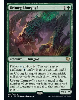 Magic: The Gathering Urborg Lhurgoyf (186) Lightly Played Foil