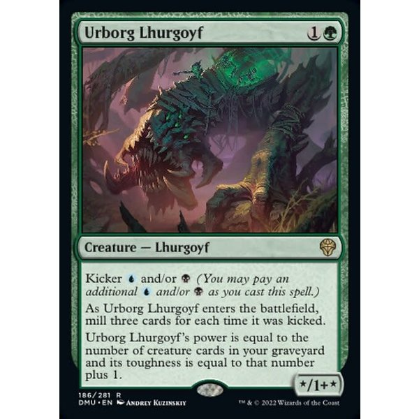 Magic: The Gathering Urborg Lhurgoyf (186) Lightly Played Foil