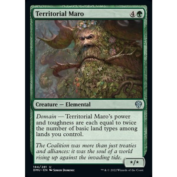 Magic: The Gathering Territorial Maro (184) Lightly Played Foil