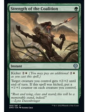 Magic: The Gathering Strength of the Coalition (180) Lightly Played Foil