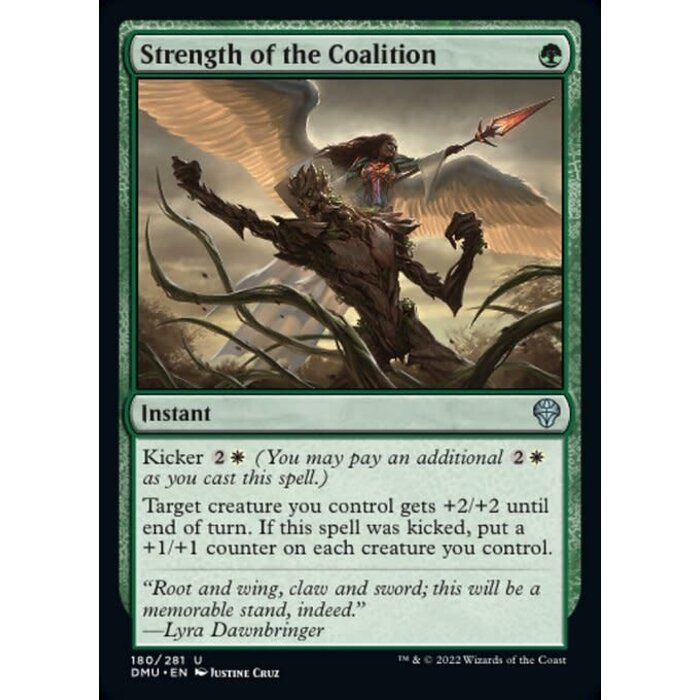 Magic: The Gathering Strength of the Coalition (180) Lightly Played Foil