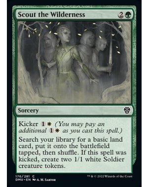 Magic: The Gathering Scout the Wilderness (176) Lightly Played Foil