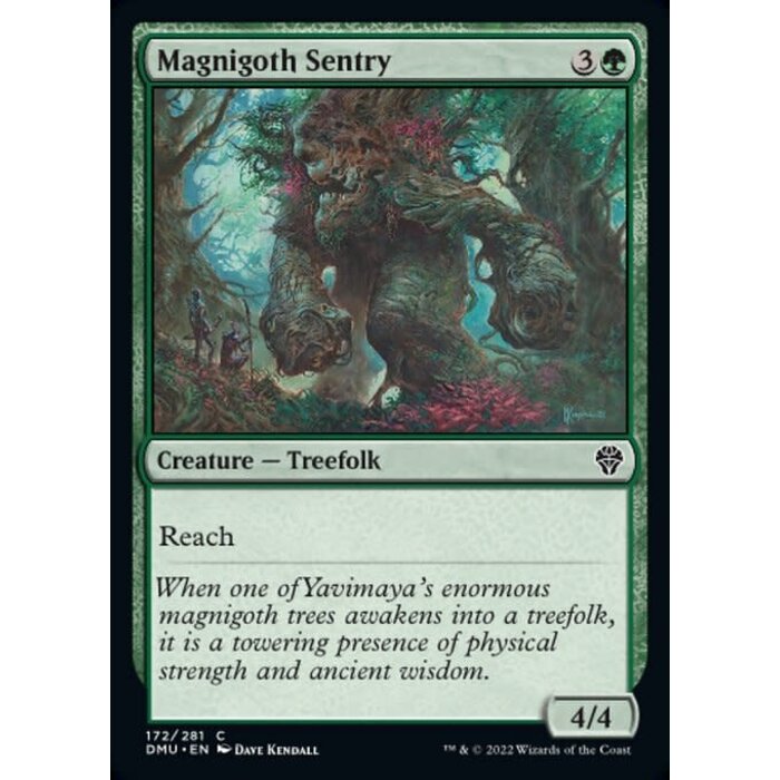 Magic: The Gathering Magnigoth Sentry (172) Lightly Played Foil