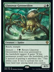 Magic: The Gathering Llanowar Greenwidow (169) Lightly Played Foil